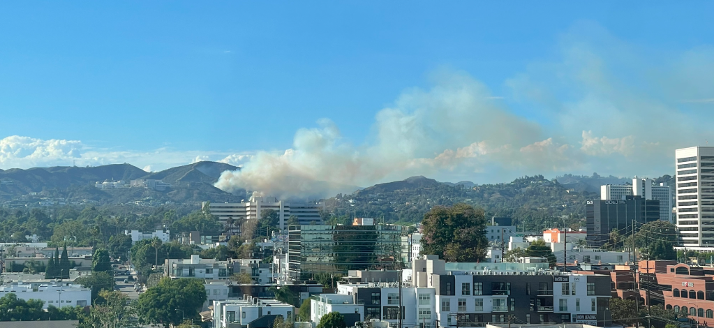 Getty Fire Breaks Out Above Brentwood; Evacuation Warnings Issued Getty Fire Breaks Out Above Brentwood; Evacuation Warnings Issued