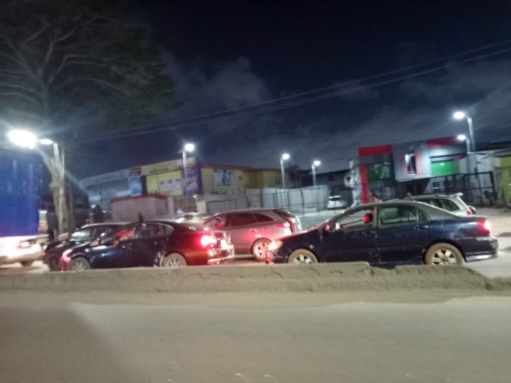 Gridlock strands motorists on Lateef Jakande Road, Isheri, Berger