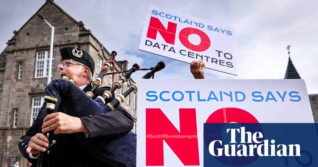 Hundreds gather to urge Scottish government to pause datacentre boom | Datacentres – UK