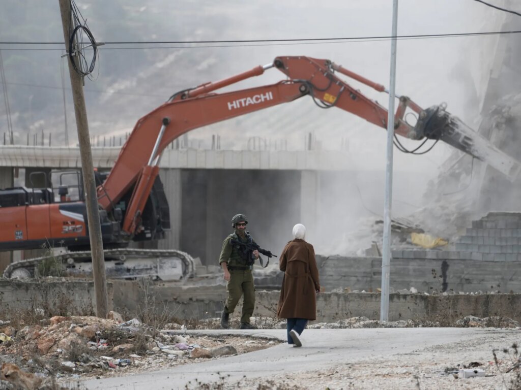 Israeli forces raze West Bank homes as EU weighs ban on settlement goods | Conflict News