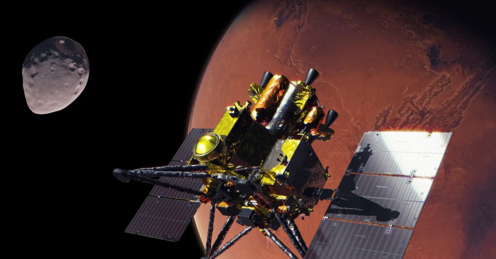 Japan Is Launching a Probe to Collect the First-Ever Samples From a Martian Moon Japan Is Launching a Probe to Collect the First-Ever Samples From a Martian Moon