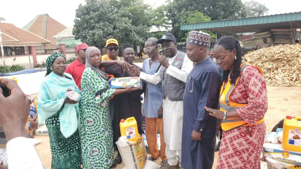 NASEMA distributes relief materials to disaster victims NASEMA distributes relief materials to disaster victims