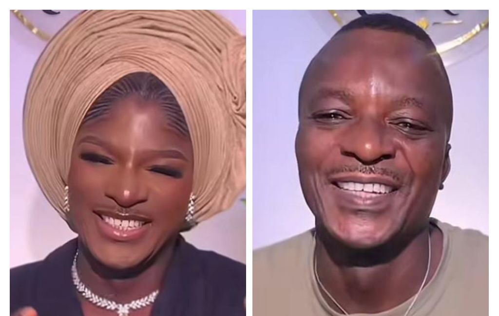 Nigerian husbands become wives’ makeup models in viral transformations Nigerian husbands become wives’ makeup models in viral transformations