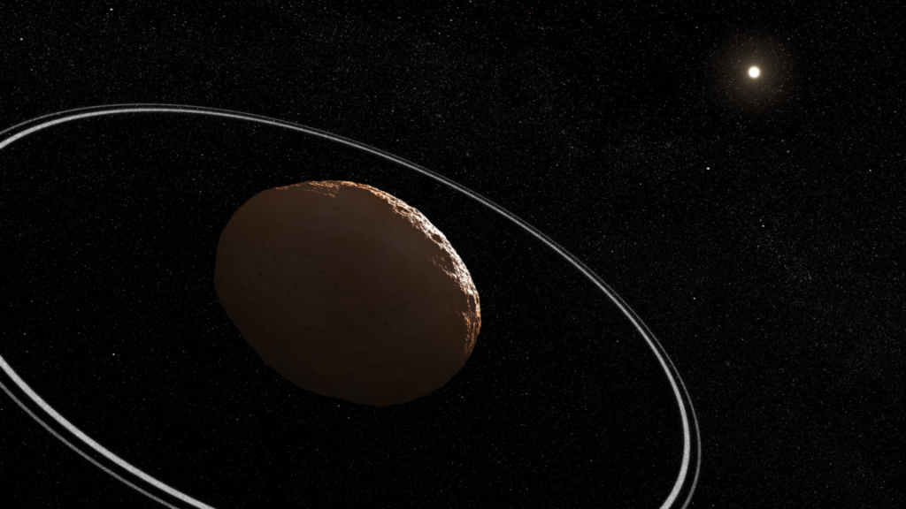 Rings around a tiny body have changed over the past decade Rings around a tiny body have changed over the past decade