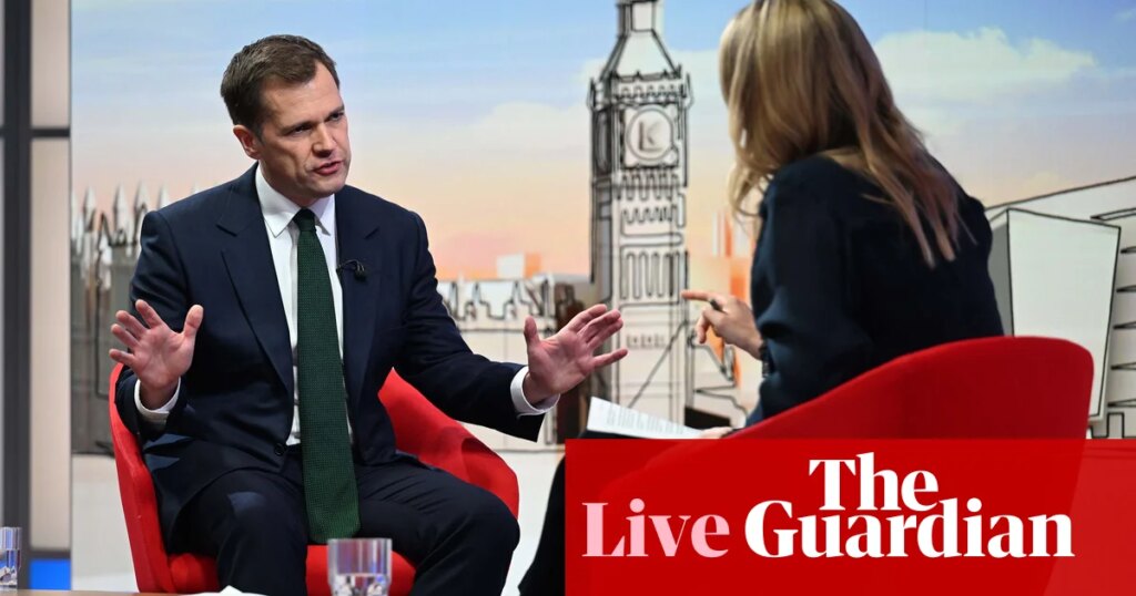 Robert Jenrick faces questions after Reform nets £72m in donations in just 24 hours – UK politics live | Politics Robert Jenrick faces questions after Reform nets £72m in donations in just 24 hours – UK politics live | Politics
