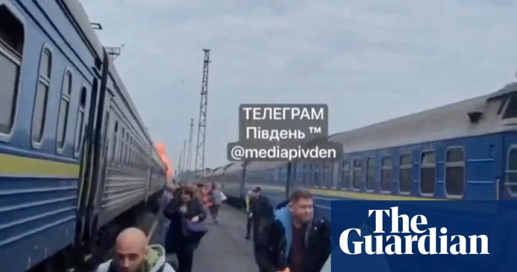 Russian strike on passenger train will not deter Ukraine’s backers, Nato chief says | Ukraine