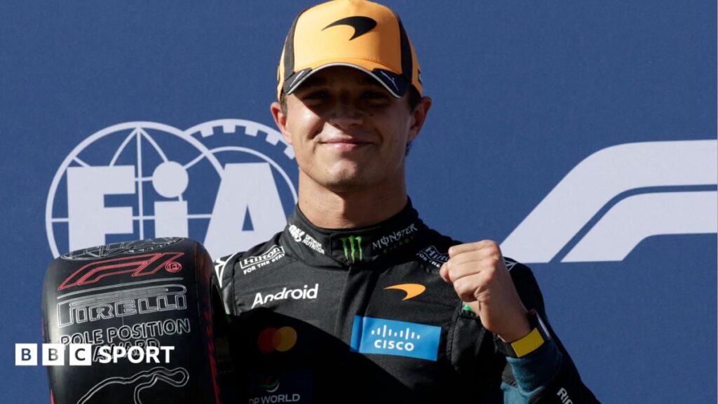 Spanish Grand Prix: Lando Norris takes Madrid pole from Kimi Antonelli with ‘gorgeous’ lap
