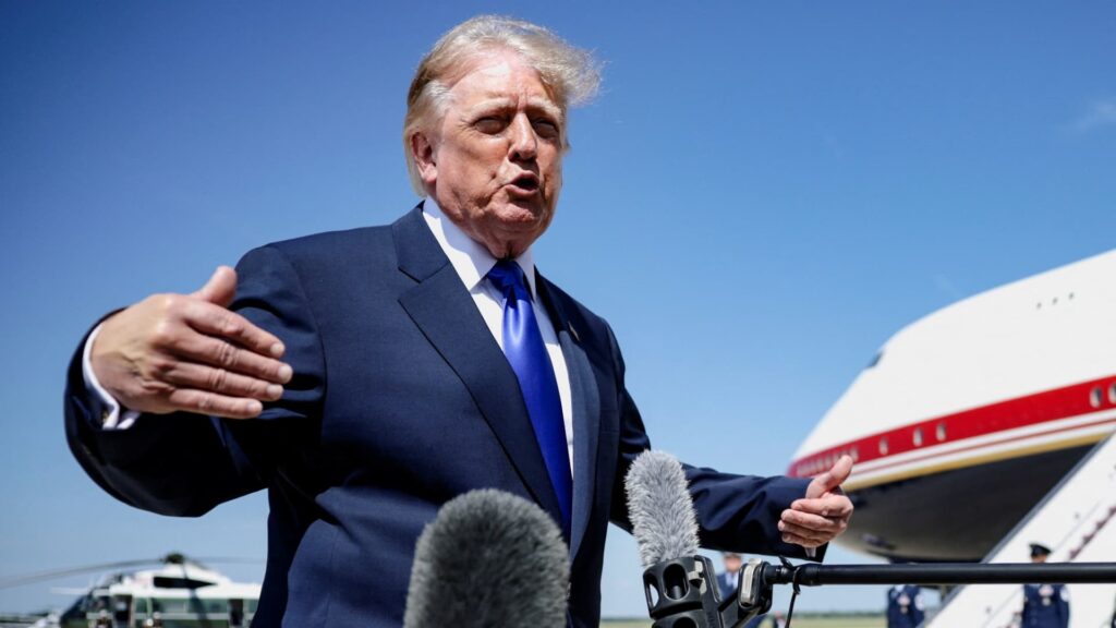 Trump says oil and gas prices won’t fall until after midterm election