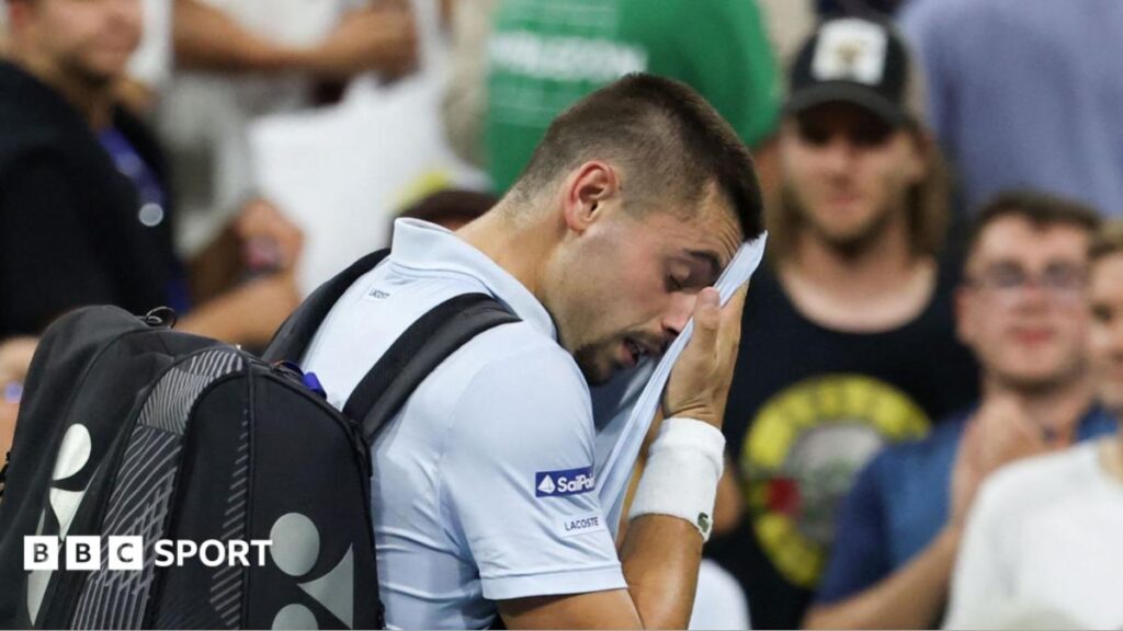 US Open 2026 results: Lucky loser Arthur Gea is beaten by Botic van de Zandschulp in New York classic