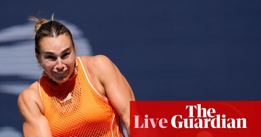 US Open tennis: Sabalenka, Alcaraz, Pegula and Medvedev in action on day six – live | US Open Tennis 2026