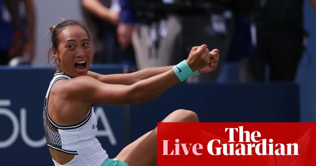 US Open tennis: Zheng comeback stuns Keys, Fritz and Swiatek in action – live | US Open Tennis 2026