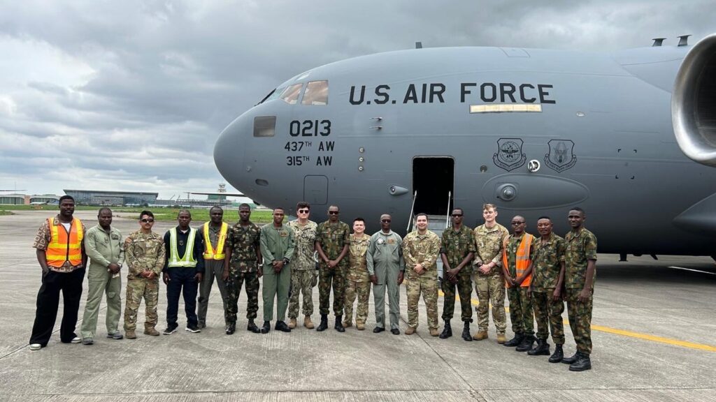 US delivers military equipment to Nigeria US delivers military equipment to Nigeria