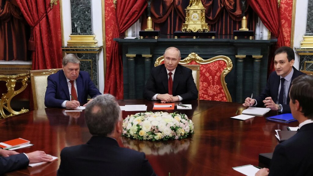US envoys Witkoff, Kushner meet Putin for talks on Ukraine war US envoys Witkoff, Kushner meet Putin for talks on Ukraine war