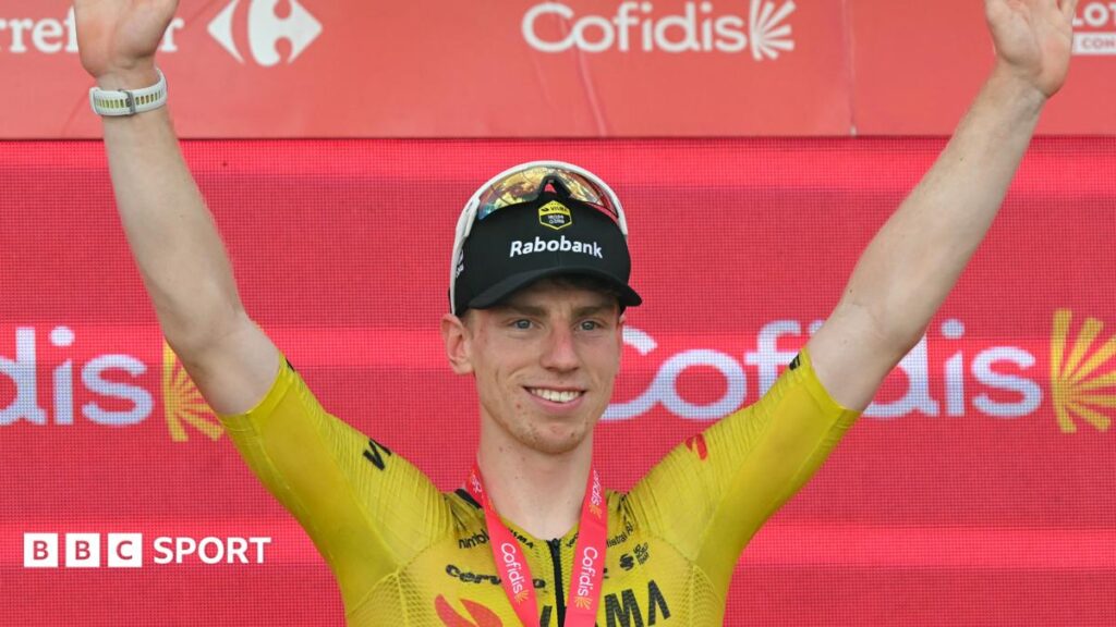 Vuelta a Espana: GB’s Matthew Brennan sprints to historic fifth stage win of 2026 race