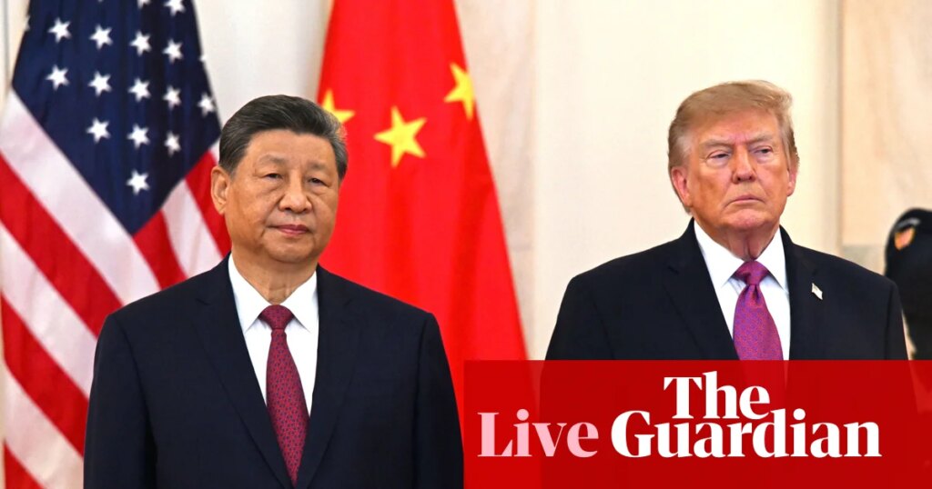 Xi says China and US must ensure AI ‘is always under human control’ as Trump touts ‘great friendship’ before White House talks – live | US foreign policy